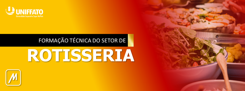 Banner - Formação Técnica Setor -  Rotisseria